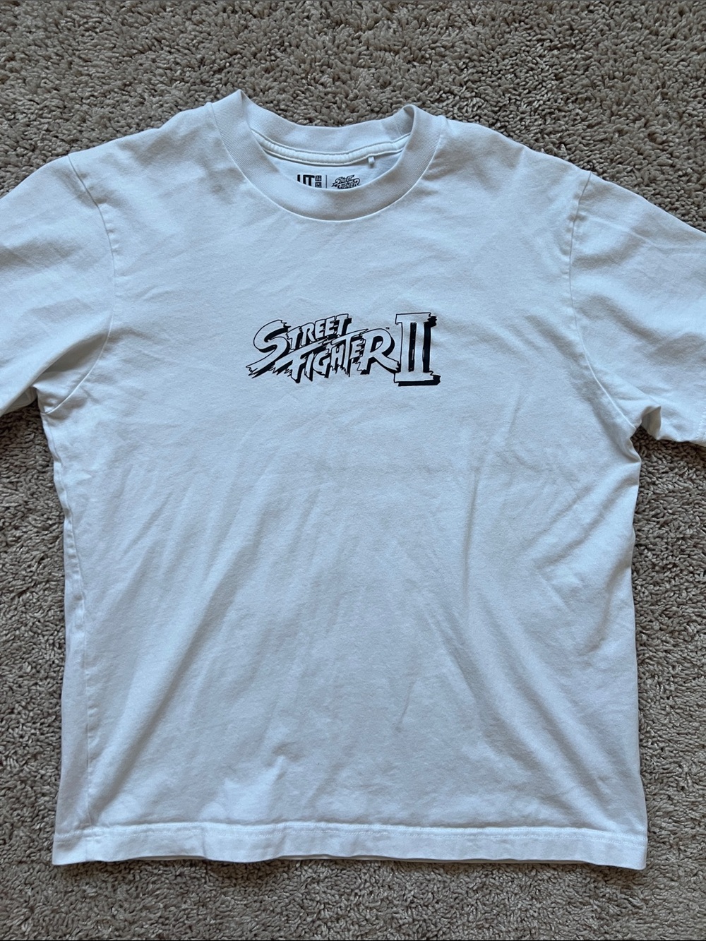Uniqlo Street Fighter II Graphic Tee, White, XS